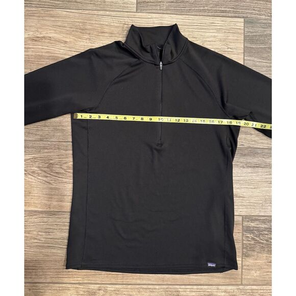 Patagonia Unisex Black Midweight Baselayer Top M Long Sleeve Pullover - Picture 7 of 9